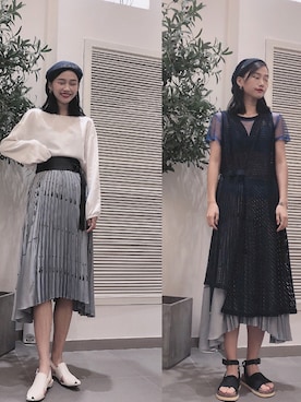 「MU（エムユー）のアイテム」を使った、haxhaxさん（レディース・168cm）の夏コーディネート