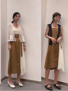 「MU（エムユー）のアイテム」を使った、haxhaxさん（レディース・168cm）の夏コーディネート