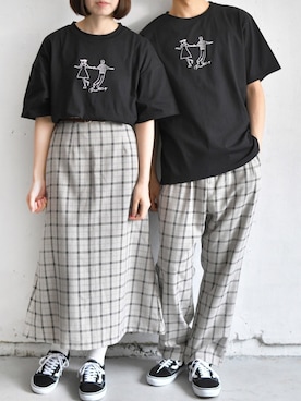 「PairPair（ペアペア）のアイテム」を使った、pairpairさん（レディース・165cm）の春コーディネート