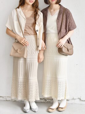 pairpairさん（レディース・165cm）の夏コーディネート