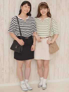 「PairPair（ペアペア）のアイテム」を使った、pairpairさん（レディース・165cm）の夏コーディネート