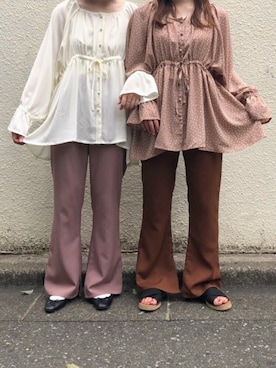 「PairPair（ペアペア）のアイテム（トップス）」を使った、pairpairさん（レディース・158cm）の夏コーディネート