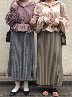 pairpairさん（レディース・158cm）の夏コーディネート