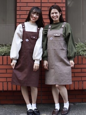 「PairPair（ペアペア）のアイテム」を使った、pairpairさん（レディース・165cm）の秋コーディネート