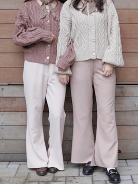 「PairPair（ペアペア）のアイテム（トップス）」を使った、pairpairさん（レディース・165cm）の秋コーディネート