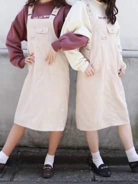 「PairPair（ペアペア）のアイテム」を使った、pairpairさん（レディース・165cm）の秋コーディネート