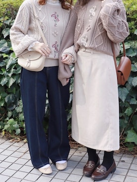 pairpairさん(レディース・155cm)の秋コーディネート