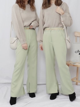 「PairPair（ペアペア）のアイテム」を使った、pairpairさん（レディース・155cm）の冬コーディネート