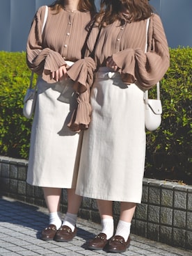 pairpairさん(レディース・155cm)の冬コーディネート