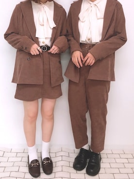 「PairPair（ペアペア）のアイテム」を使った、pairpairさん（レディース・165cm）の冬コーディネート