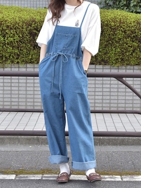 「PairPair（ペアペア）のアイテム」を使った、pairpairさん（レディース・155cm）の春コーディネート