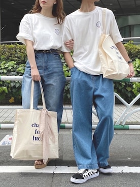 「PairPair（ペアペア）のアイテム」を使った、pairpairさん（レディース・155cm）の春コーディネート