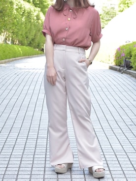 「PairPair（ペアペア）のアイテム」を使った、pairpairさん（レディース・155cm）の春コーディネート