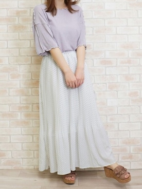 「PairPair（ペアペア）のアイテム」を使った、pairpairさん（レディース・155cm）の春コーディネート