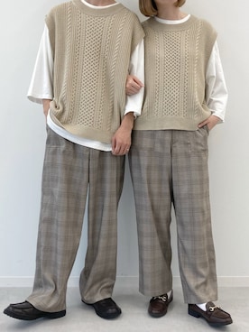 「PairPair（ペアペア）のアイテム（トップス）」を使った、pairpairさん（レディース・165cm）の夏コーディネート