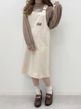 「PairPair（ペアペア）のアイテム（ワンピース/ドレス）」を使った、pairpairさん（レディース・153cm）の秋コーディネート