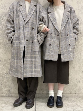 「PairPair（ペアペア）のアイテム（ジャケット/アウター）」を使った、pairpairさん（レディース・165cm）の秋コーディネート