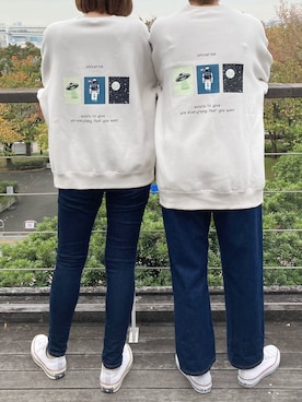 「PairPair（ペアペア）のアイテム」を使った、pairpairさん（レディース・165cm）の秋コーディネート