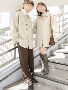 pairpairさん（レディース・153cm）の冬コーディネート