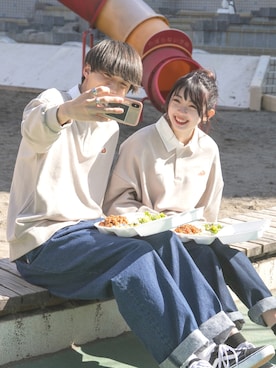 「PairPair（ペアペア）のアイテム」を使った、pairpairさん（レディース・153cm）の冬コーディネート