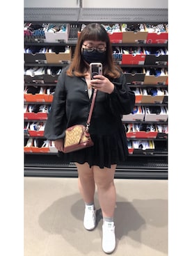 「JEANASIS（ジーナシス）のアイテム（シャツワンピース）」を使った、Janiceさん（レディース・155cm）の夏コーディネート