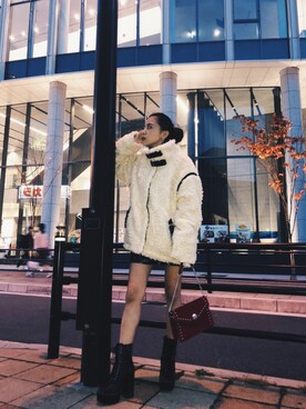 yunaさん（レディース・150cm）の冬コーディネート