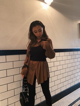 yunaさん（レディース・150cm）の秋コーディネート