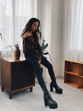 yunaさん（レディース・150cm）の秋コーディネート