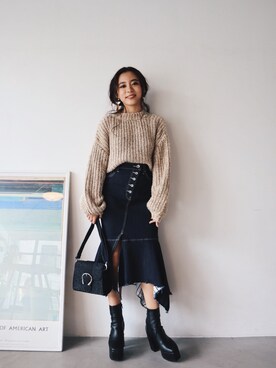 yunaさん（レディース・150cm）の秋コーディネート