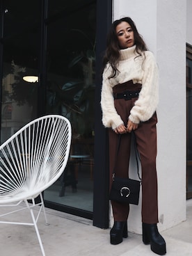 yunaさん（レディース・150cm）の秋コーディネート