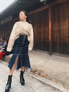 yunaさん（レディース・150cm）の秋コーディネート