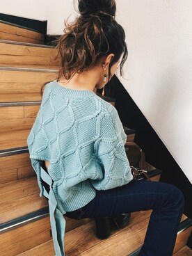 yunaさん（レディース・150cm）の冬コーディネート