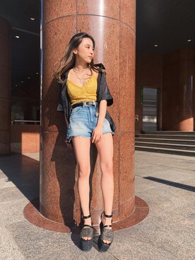 yunaさん（レディース・150cm）の春コーディネート