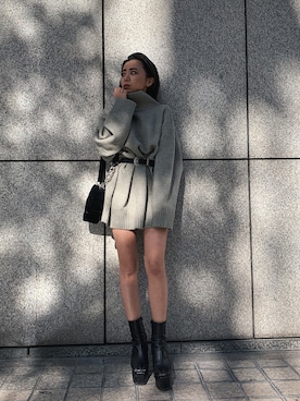 yunaさん（レディース・150cm）の冬コーディネート