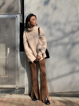 yunaさん（レディース・150cm）の冬コーディネート