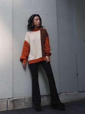 yunaさん（レディース・150cm）の冬コーディネート