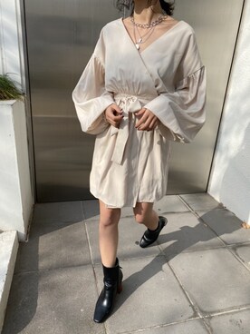 yunaさん（レディース・150cm）の冬コーディネート