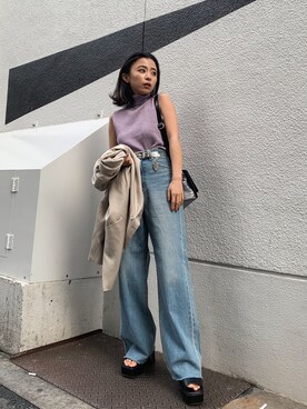 yunaさん（レディース・150cm）の冬コーディネート