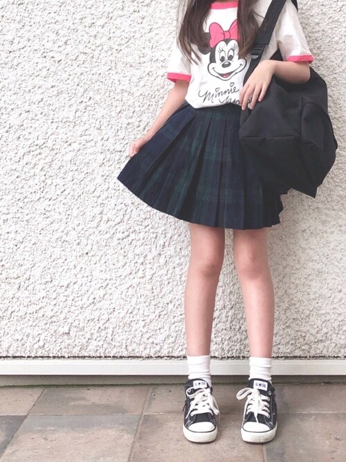 Cyamu ﾟ Global Workのtシャツ カットソーを使ったコーディネート Wear