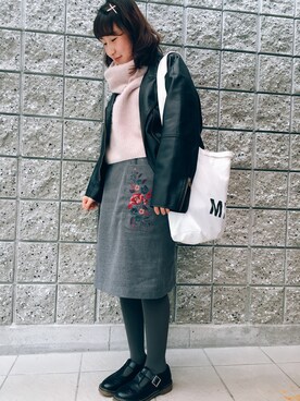 のっちだるまさん（レディース・157cm）の冬コーディネート