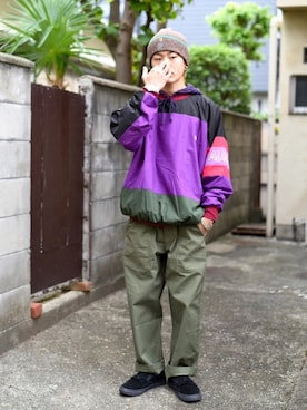 「Ranch standard（ランチスタンダード）のアイテム」を使った、417さん（メンズ・168cm）の秋コーディネート