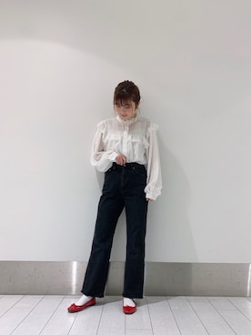 「Repetto（レペット）のアイテム」を使った、matsui misakiさん（レディース・159cm）の春コーディネート