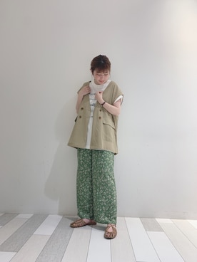 「alleybywcloset」｜「アイテム（ジャケット/アウター）」を使った、matsui misakiさん（レディース・159cm）の夏コーディネート
