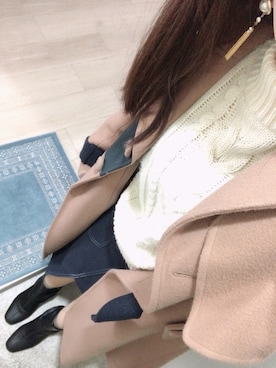 「SpRay（スプレイ）のアイテム（ブーツ）」を使った、narigalさん（レディース・147cm）の冬コーディネート