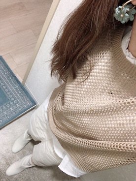 「SpRay（スプレイ）のアイテム（ブーツ）」を使った、narigalさん（レディース・147cm）の夏コーディネート
