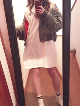 「FILA（フィラ）のアイテム（ワンピース/ドレス）」を使った、aceさん（レディース・169cm）の夏コーディネート