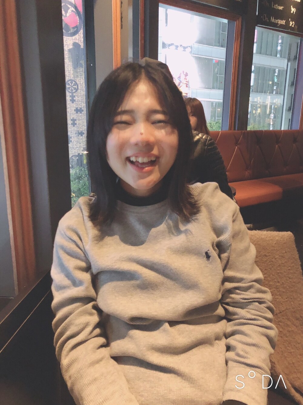 「POLO RALPH LAURENの古着（Tシャツ/カットソー、グレー系）」を使った、Mayu  さん（レディース・157cm）の秋コーディネートの1枚目の写真