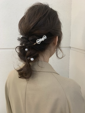 「Green　Parks（グリーンパークス）の・コーディガン風トレンチコート○＜スプリングコート＞（トレンチコート、ベージュ系）」を使った、ももちさん（レディース・156cm）の冬コーディネート