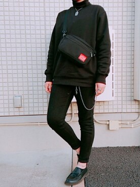 「RAGEBLUE（レイジブルー）のアイテム（ウォレットチェーン）」を使った、Hiroさん（メンズ・171cm）の春コーディネート