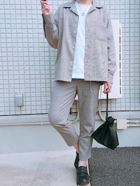 「RAGEBLUE（レイジブルー）のアイテム（ウォレットチェーン）」を使った、Hiroさん（メンズ・171cm）の春コーディネート